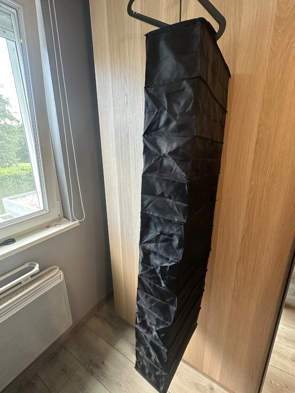Estantería/organizador colgante de almacenamiento con 10 compartimentos negro – plegable – photo 4
